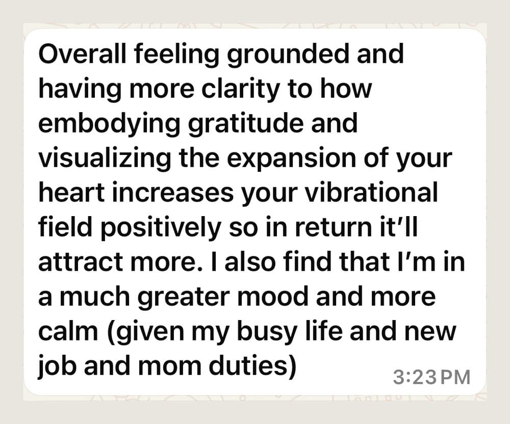 A message sent to Hevi by a client